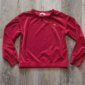 💜 2/$10 Juicy Couture Velvet Crown Sweater